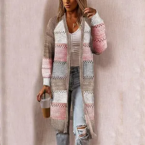 BerryBetty - Striped Patchwork Cardigan