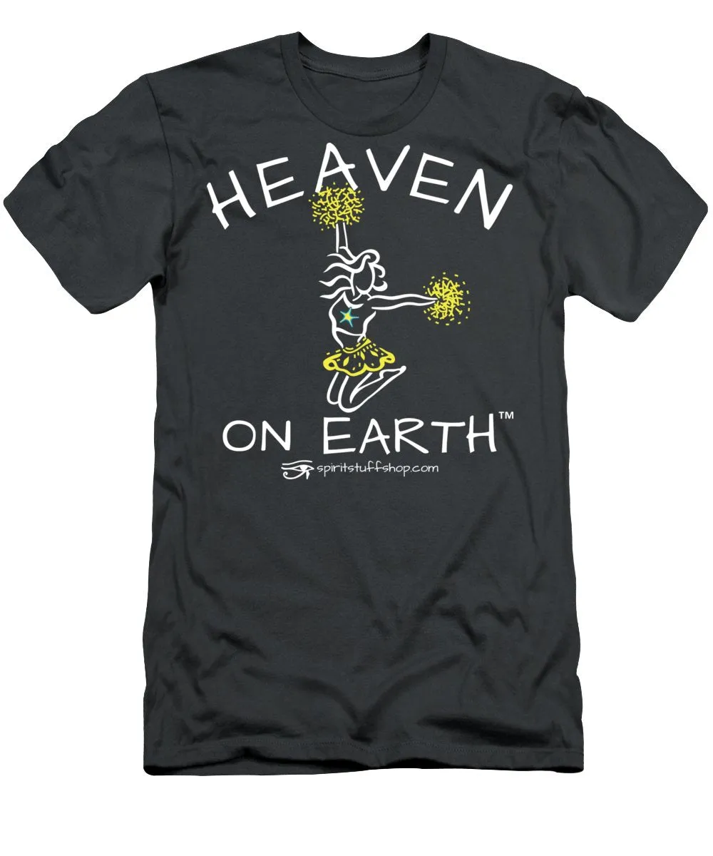 Cheerleading Heaven On Earth - Men's T-Shirt (Athletic Fit)