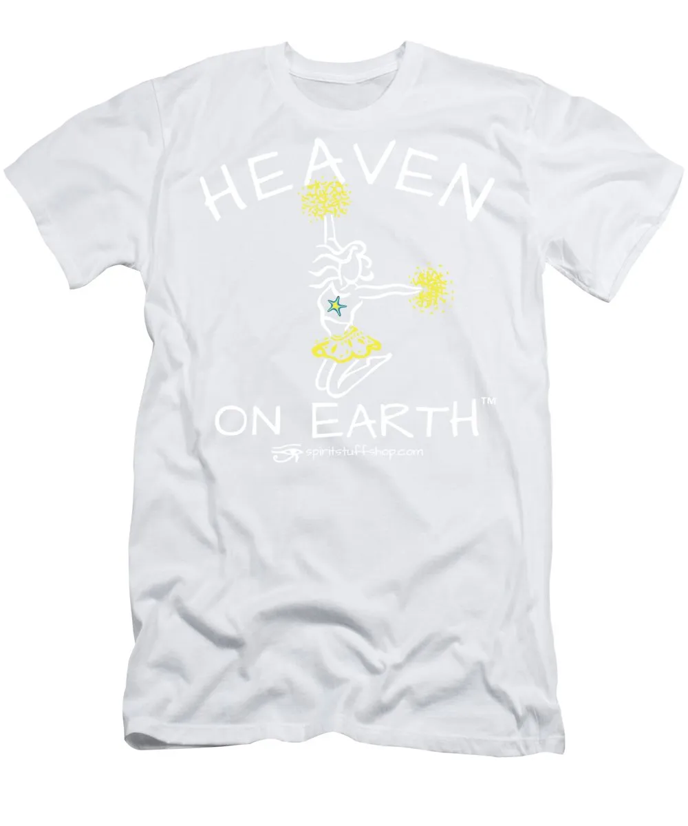 Cheerleading Heaven On Earth - Men's T-Shirt (Athletic Fit)
