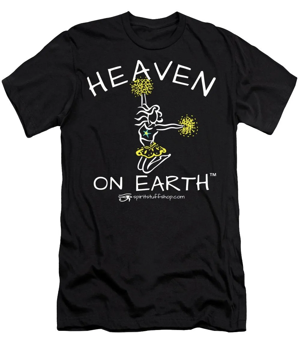 Cheerleading Heaven On Earth - Men's T-Shirt (Athletic Fit)