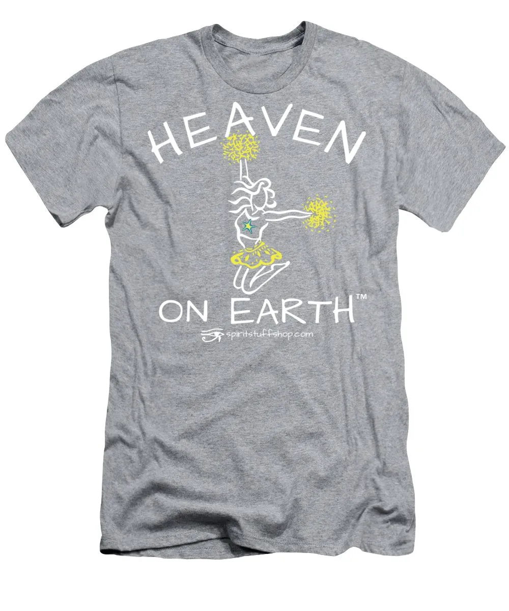 Cheerleading Heaven On Earth - Men's T-Shirt (Athletic Fit)