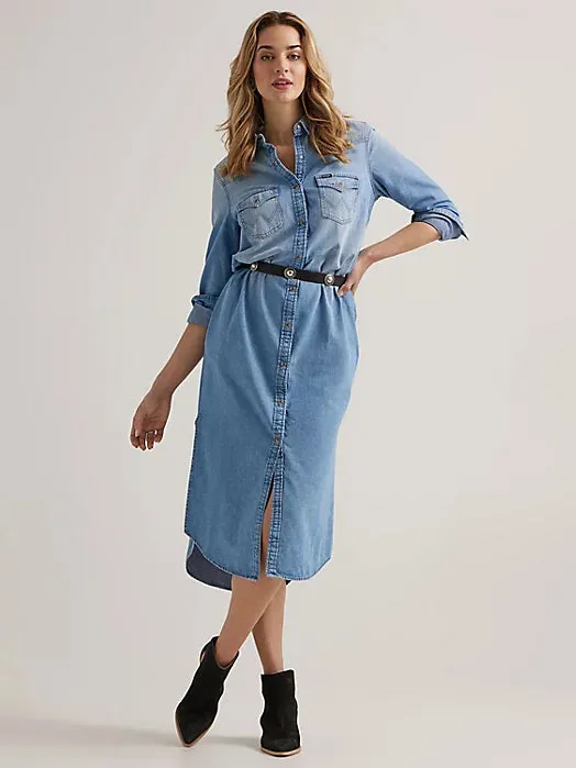 CL112344864 Wrangler Ladies L/S Denim Dress