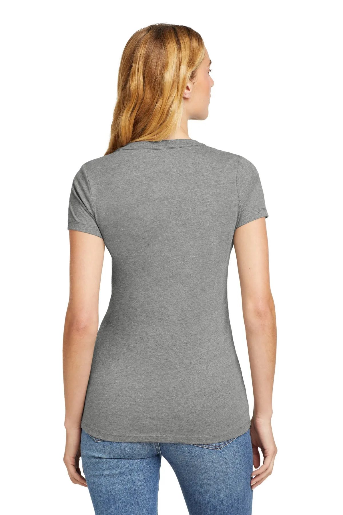 New Era  Women's Heritage Blend V-Neck Tee. LNEA101 Shadow Grey Heather