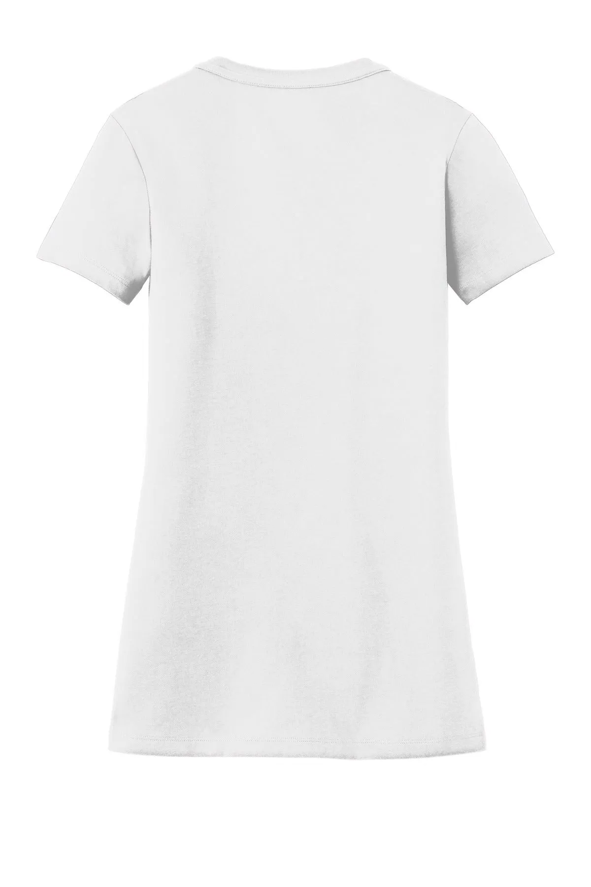 New Era  Women's Heritage Blend V-Neck Tee. LNEA101 White