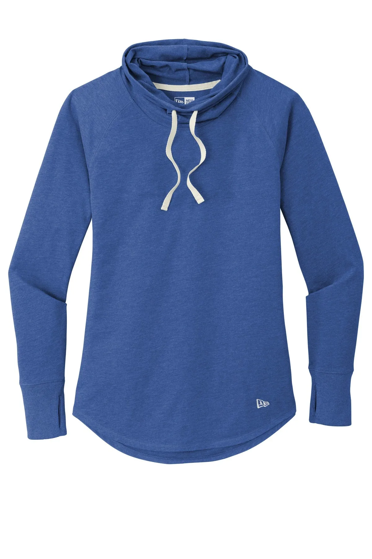 New Era  Women's Sueded Cotton Blend Cowl Tee LNEA123 Royal Heather
