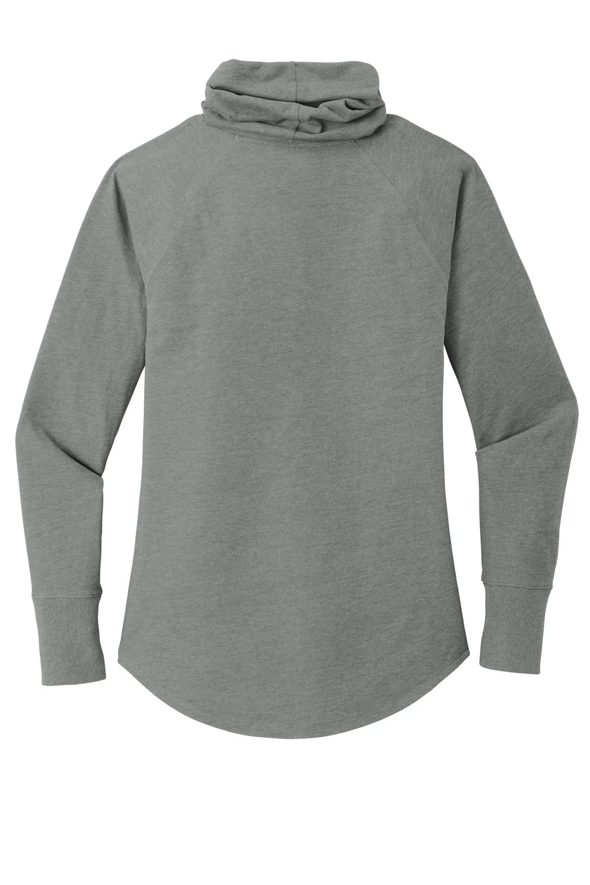 New Era  Women's Sueded Cotton Blend Cowl Tee LNEA123 Shadow Grey Heather