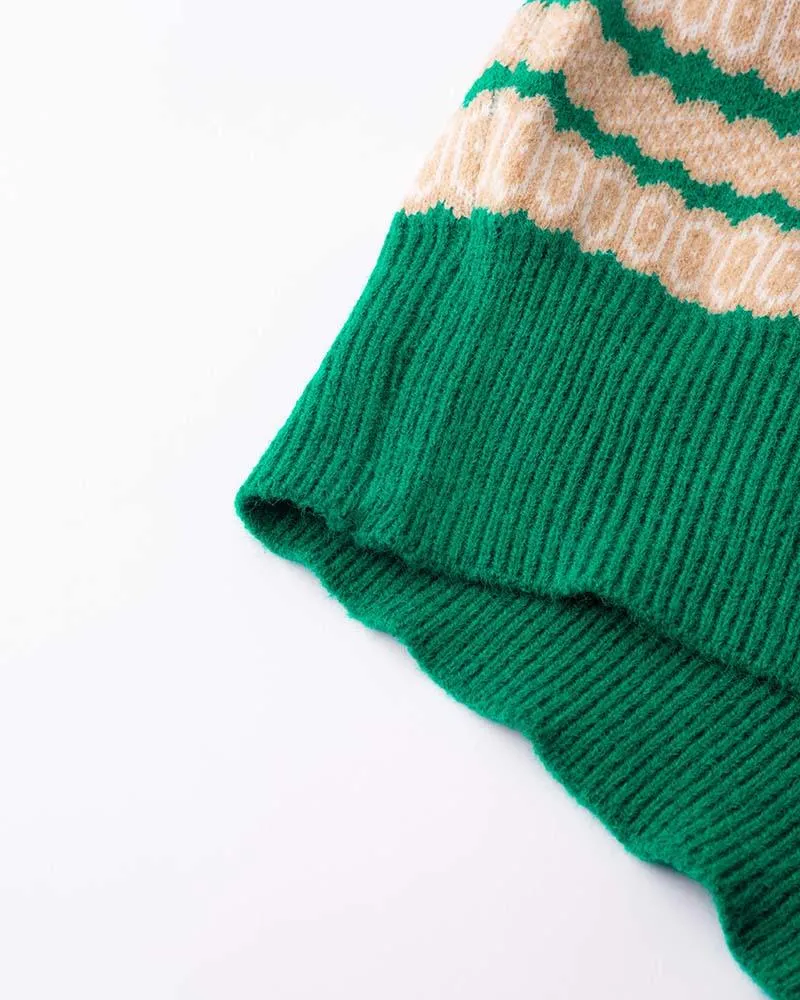 Oracle Pattern Sweater Vest