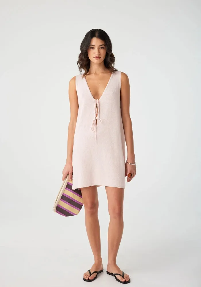 Poppy Mini Dress -  Soft Pink