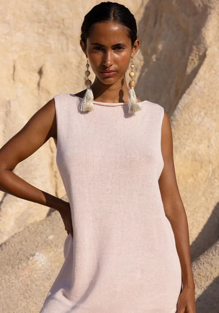 Poppy Mini Dress -  Soft Pink