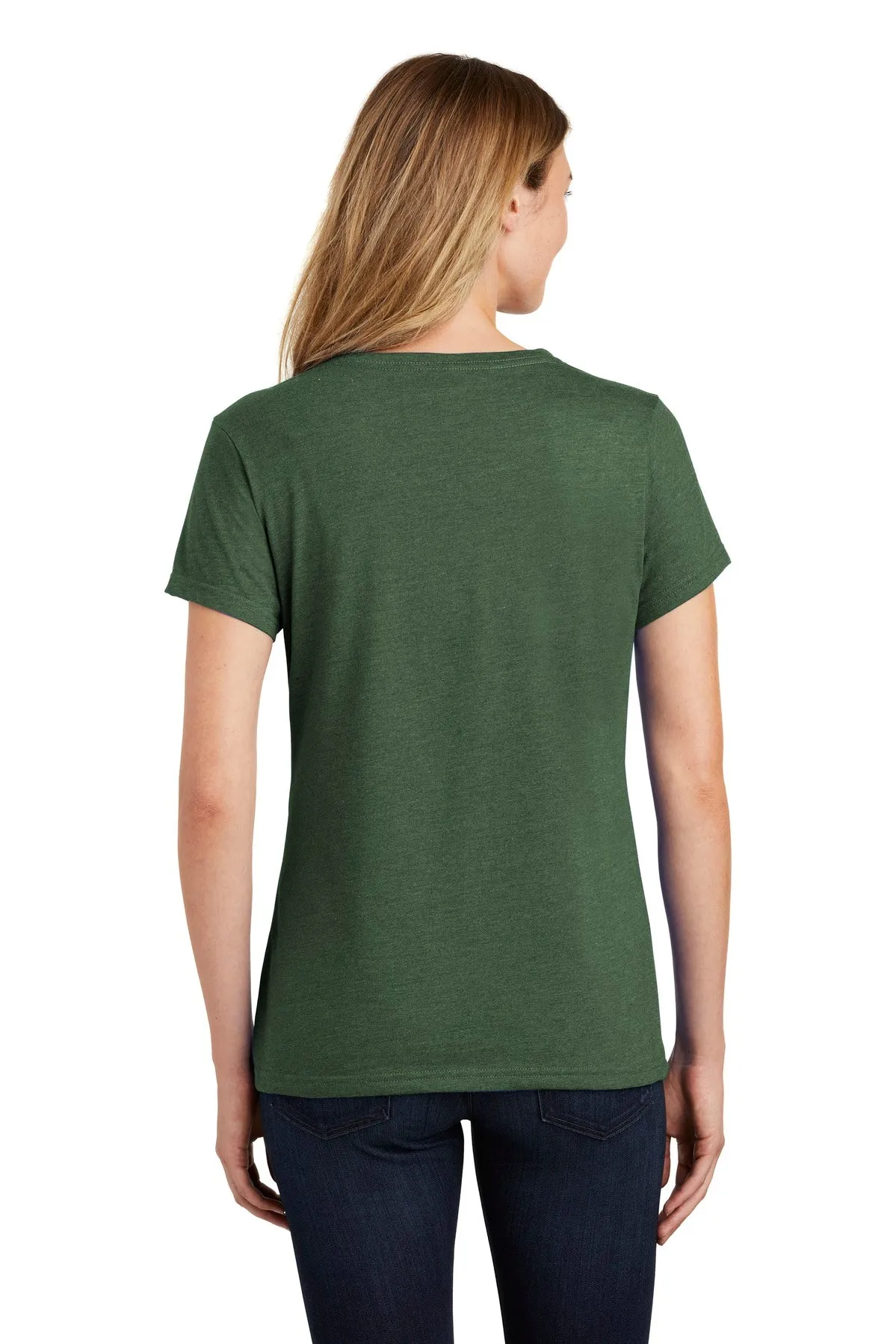 Port & Company  Women's Fan Favorite  Blend V-Neck Tee. LPC455V Forest Green Heather