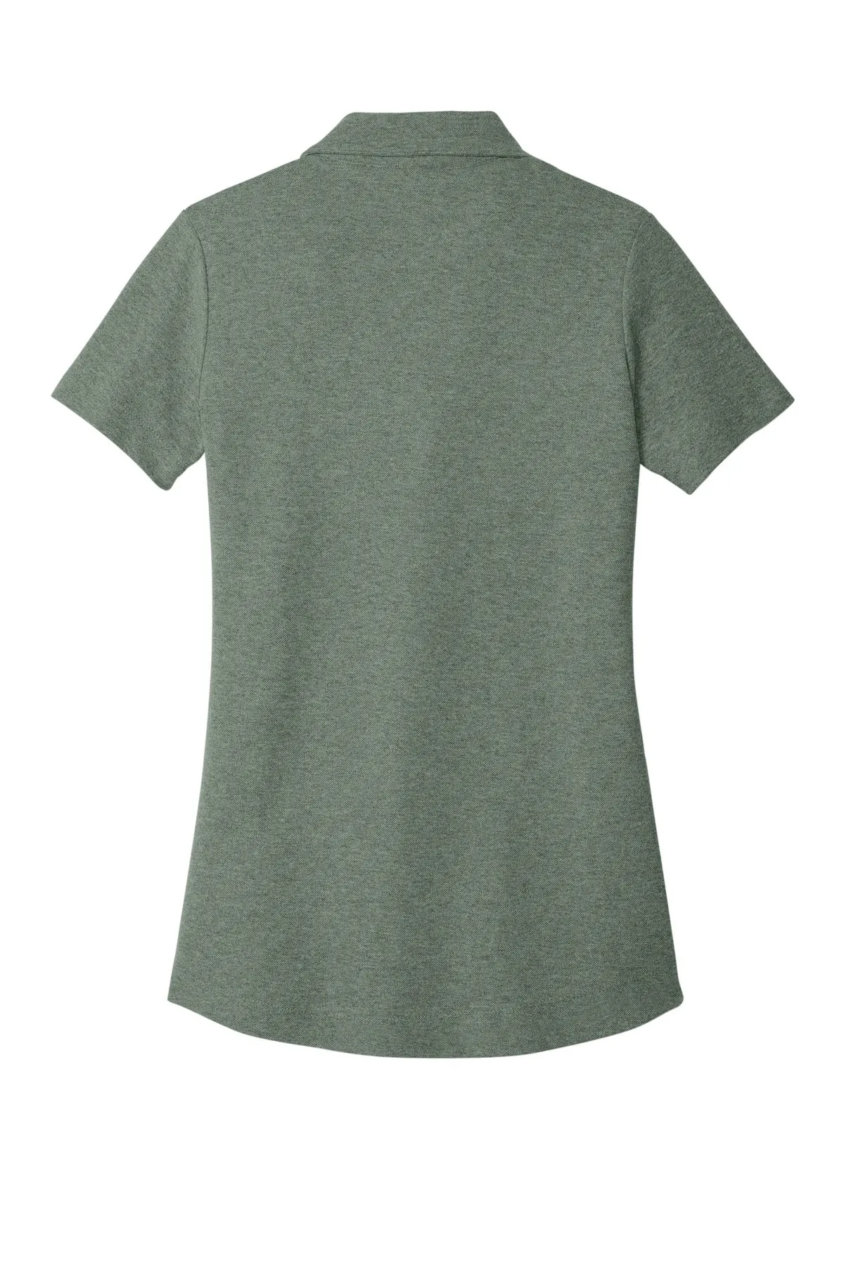 Port Authority Women's C-FREE Cotton Blend Pique Polo LK867 Dark Green Heather
