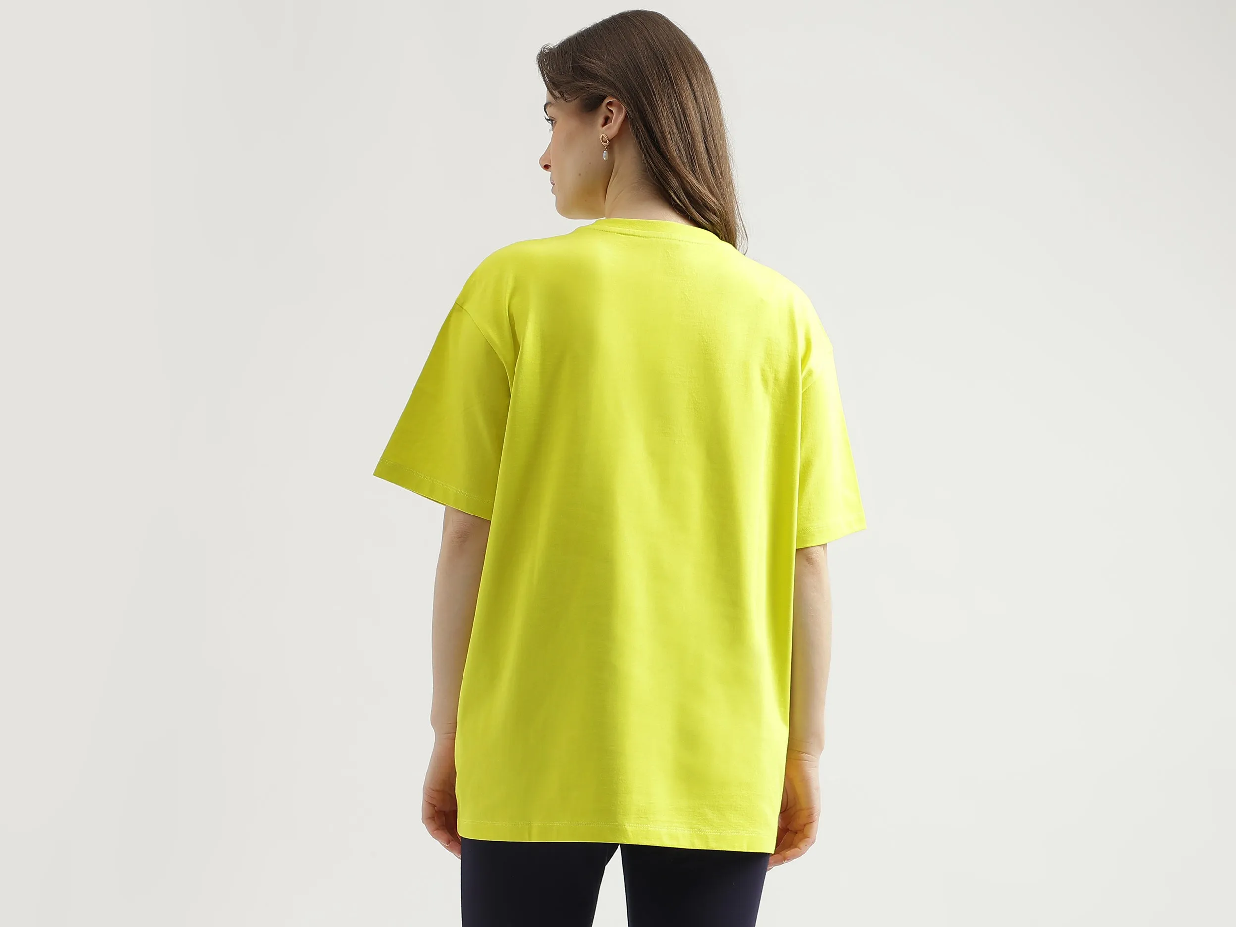 Regular Fit Crew Neck Printed Women's T-Shirt