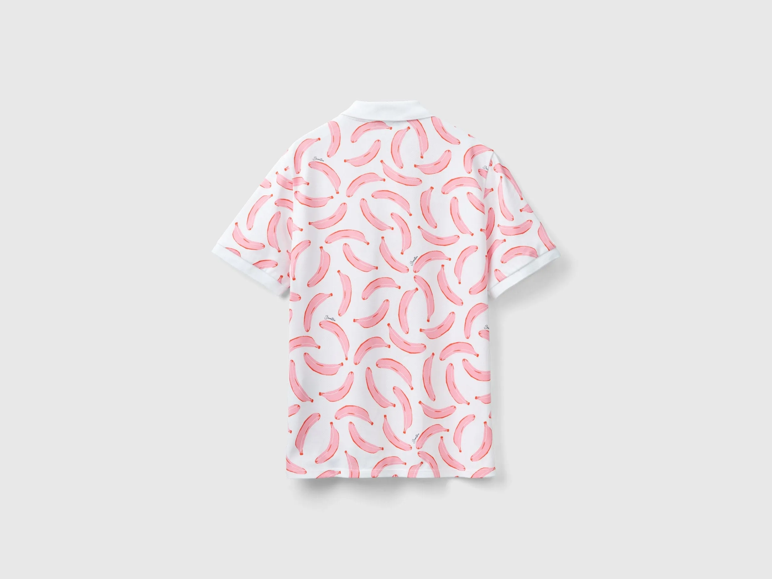Regular Fit Polo Neck Printed T-shirt