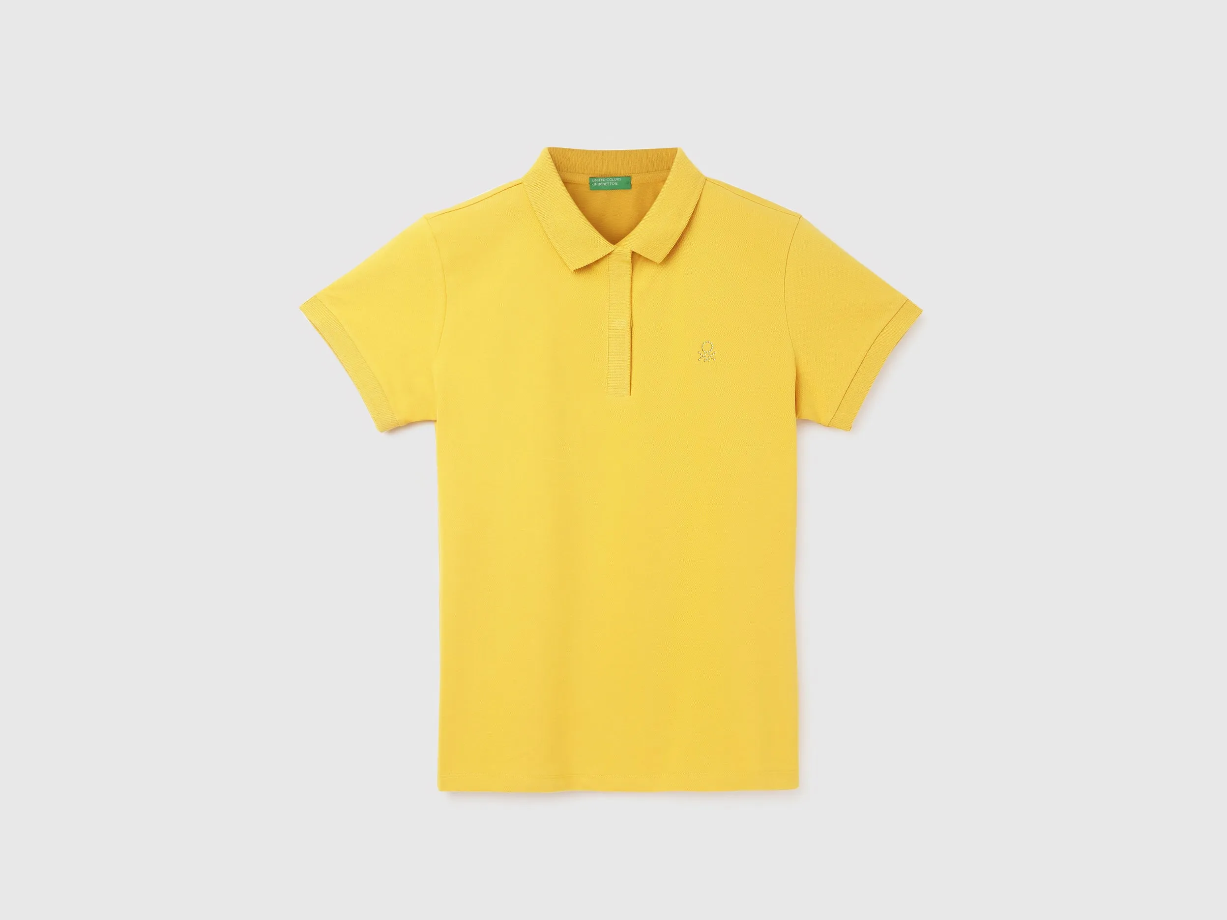 Regular Fit Polo Neck Solid Women's T-Shirt