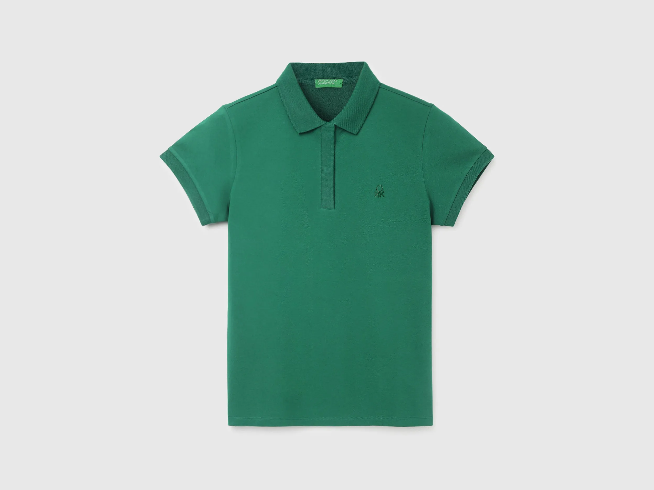 Regular Fit Polo Neck Solid Women's T-Shirt