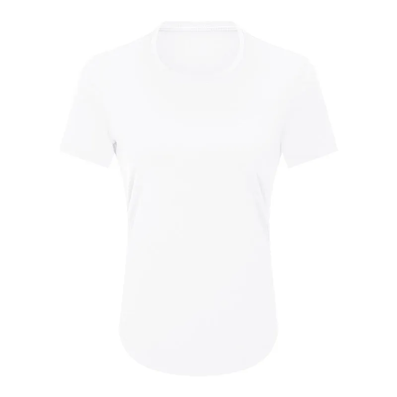 Summer Thin Loose Yoga Short Sleeve Women's Brushed Breathable
