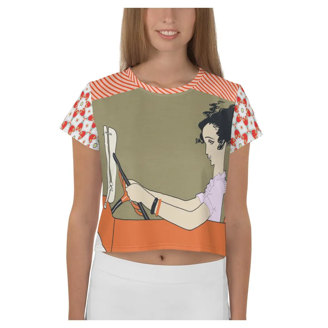 The Great Escape AOP Crop Top