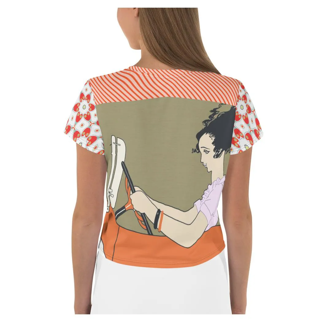 The Great Escape AOP Crop Top