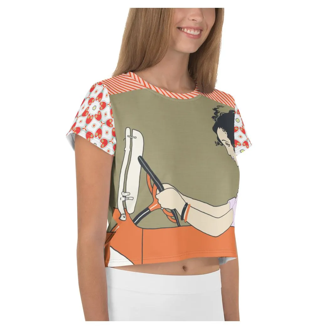 The Great Escape AOP Crop Top