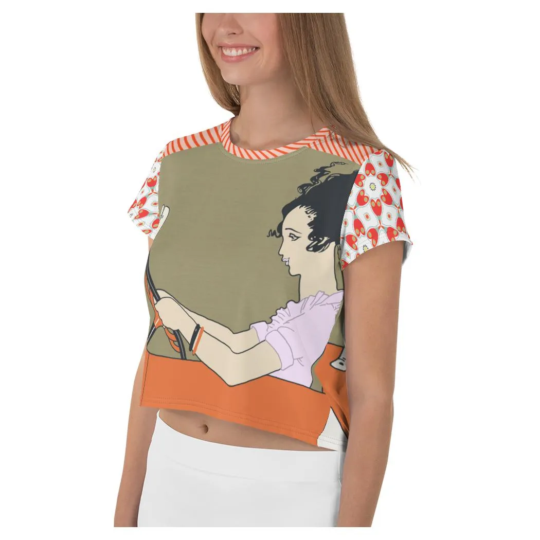 The Great Escape AOP Crop Top