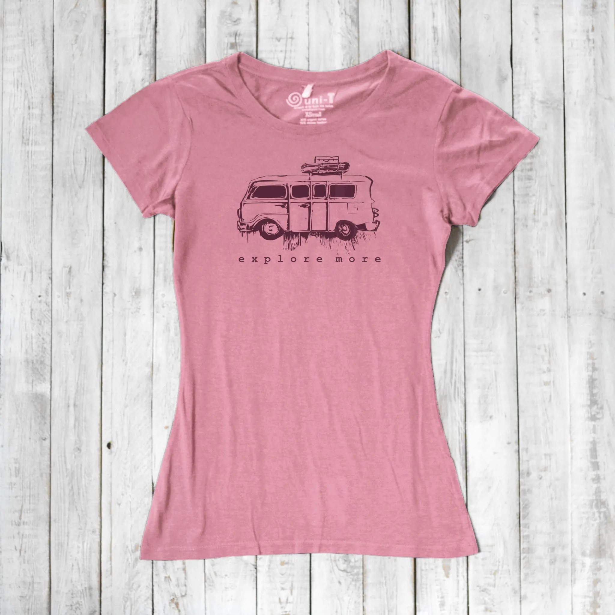 Women's Minivan T-shirt - Explore More