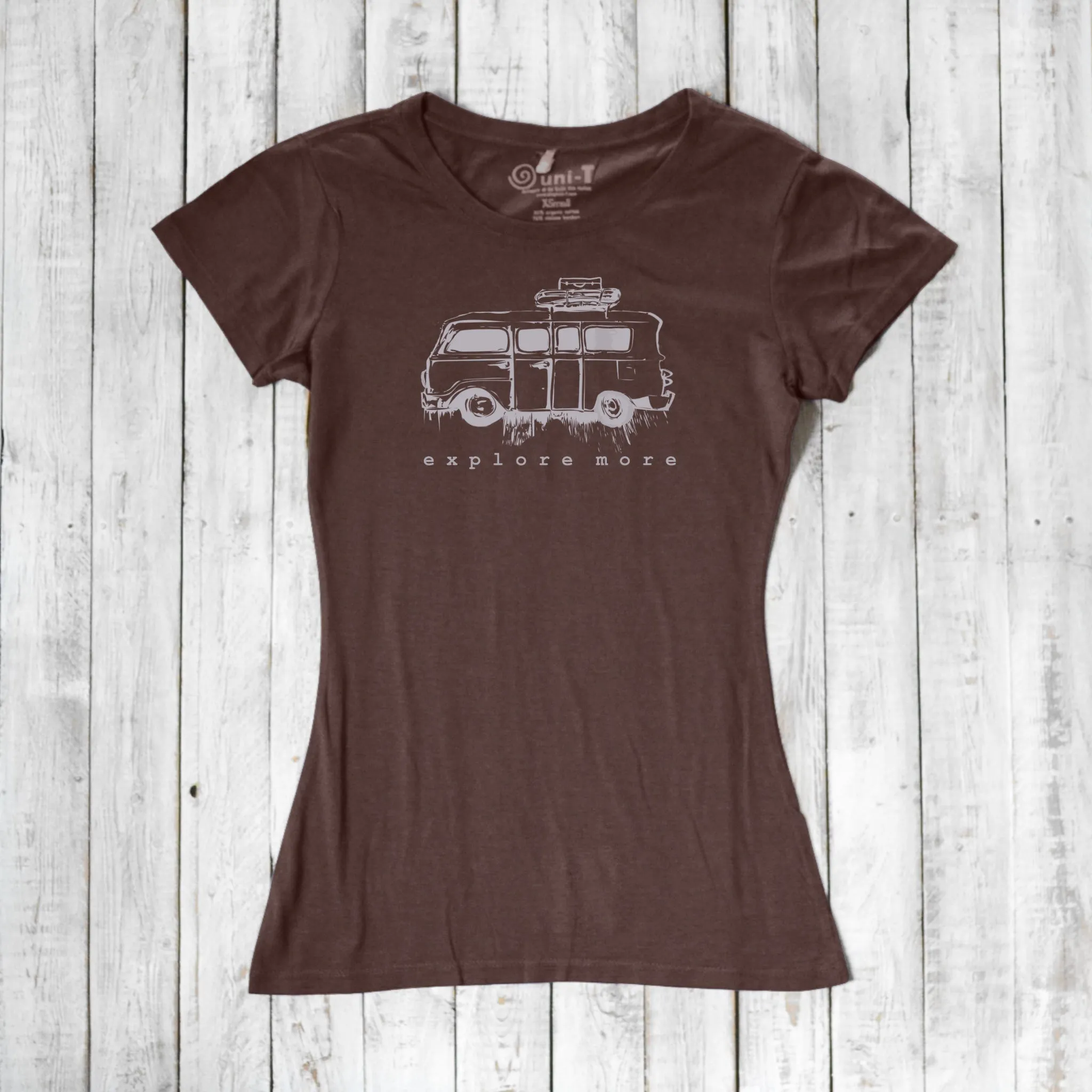 Women's Minivan T-shirt - Explore More