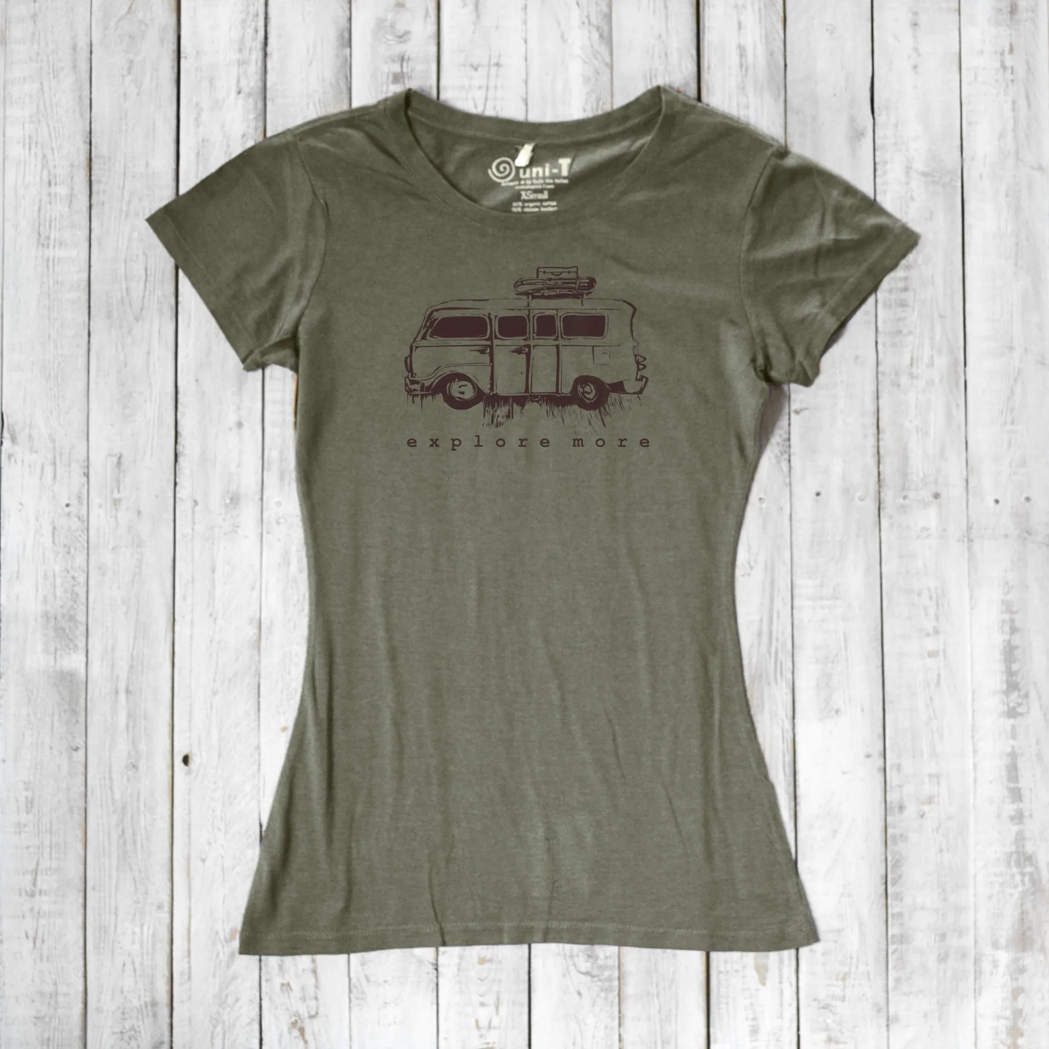 Women's Minivan T-shirt - Explore More