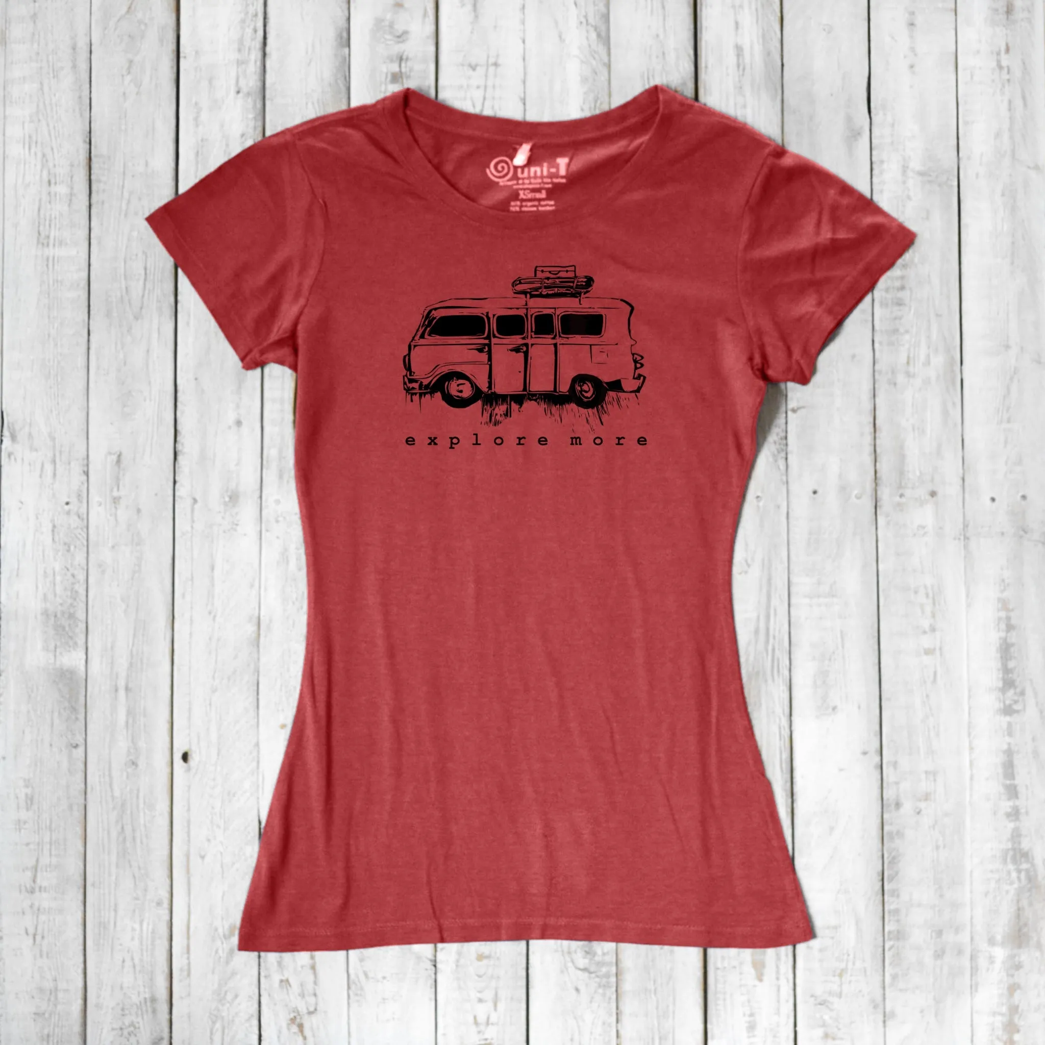 Women's Minivan T-shirt - Explore More