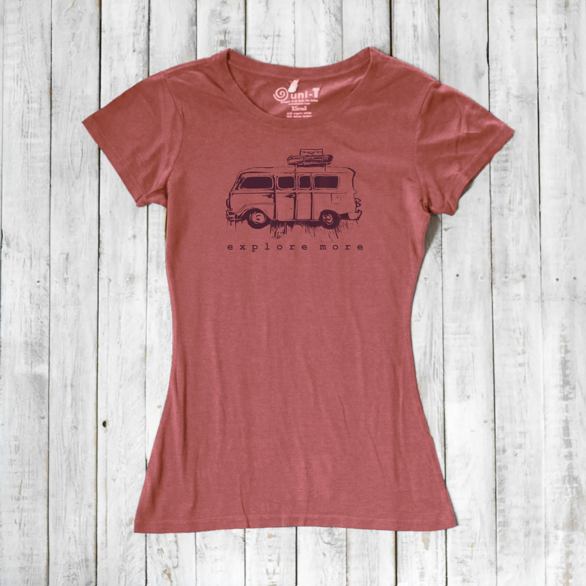 Women's Minivan T-shirt - Explore More