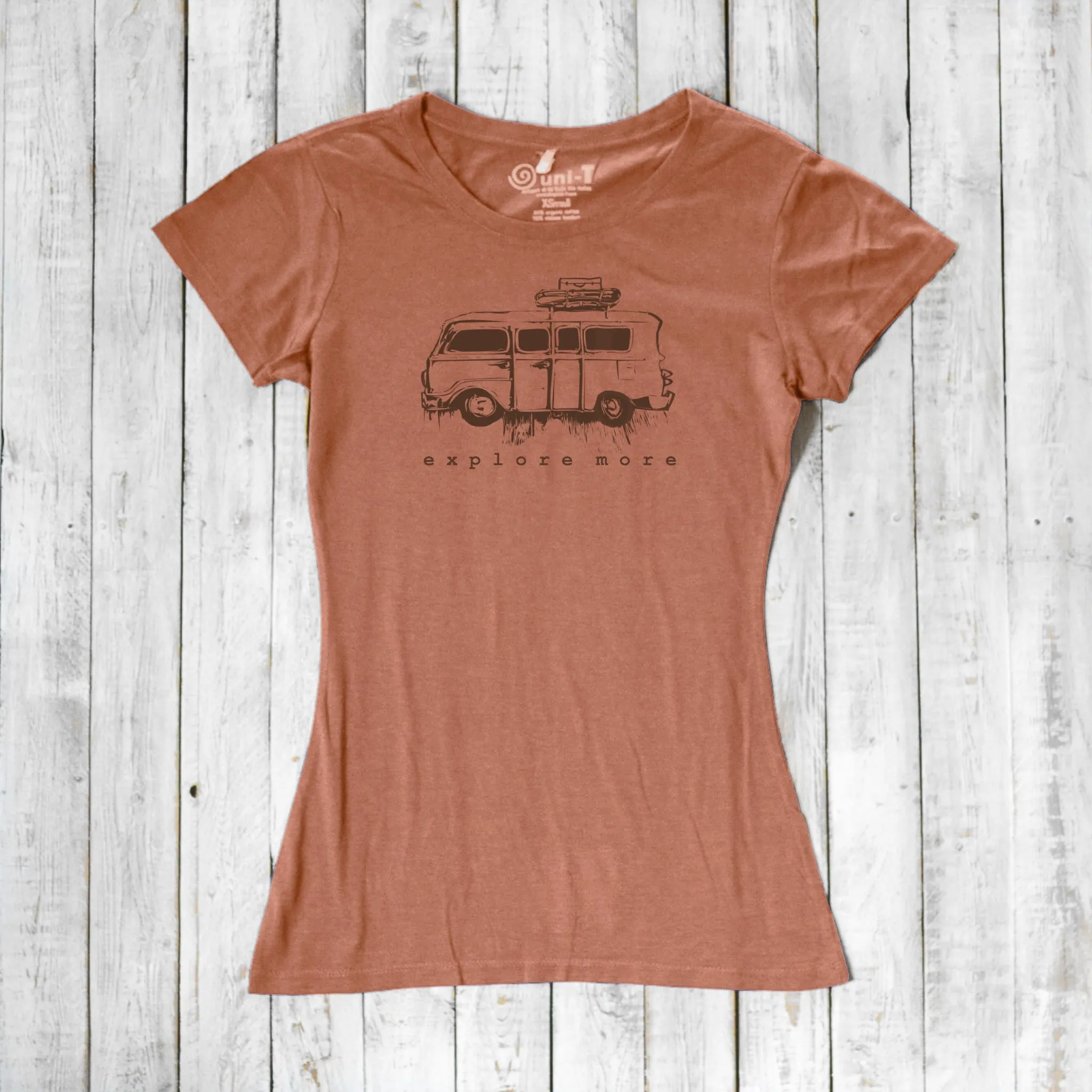 Women's Minivan T-shirt - Explore More